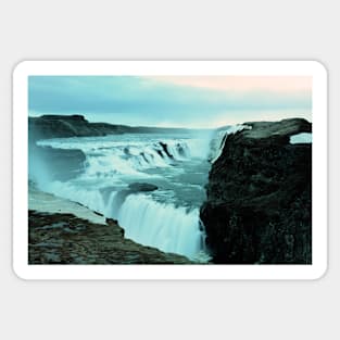 Gullfoss in Spring Sticker